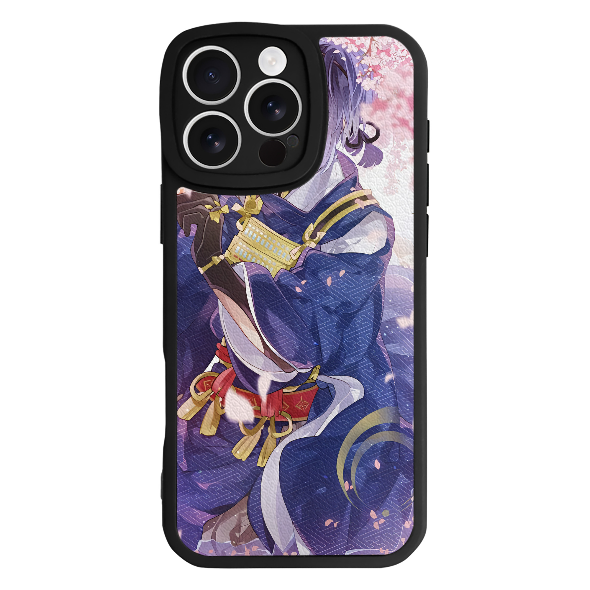 （画像用） 刀剣乱舞 Touken Ranbu 【iPhone 16シリーズ対応】シリコンスマホケース（レザー調） 材質：シリコン